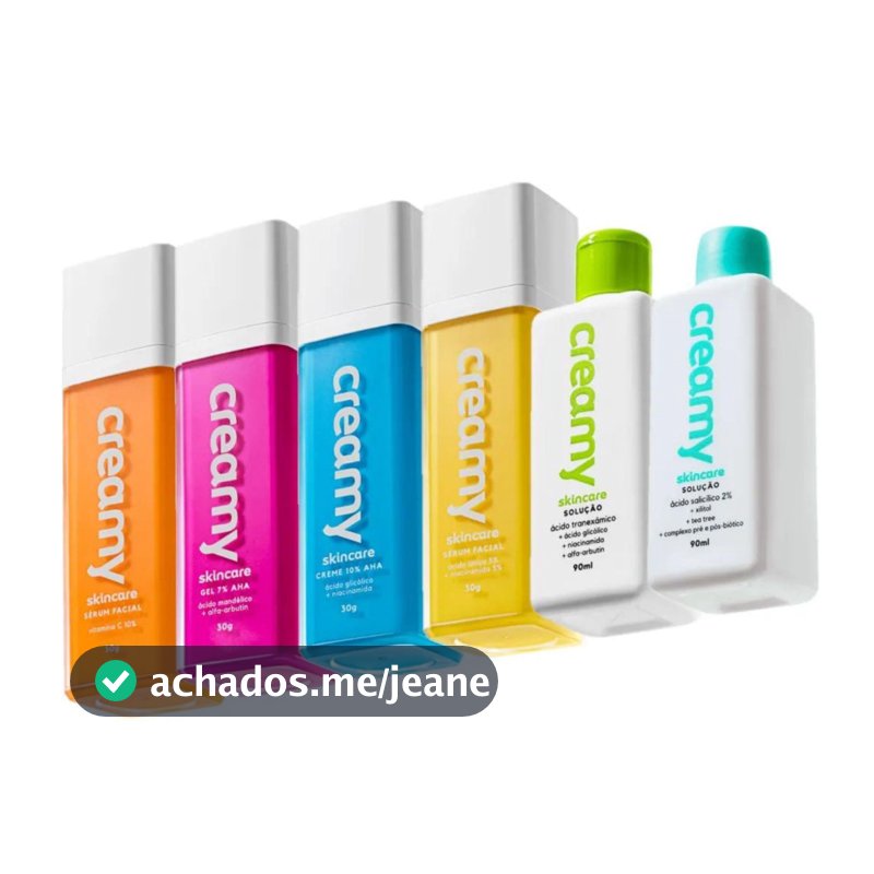 Creamy Skincare Gel Creme Facial - Ácido, Hidratante, Acne