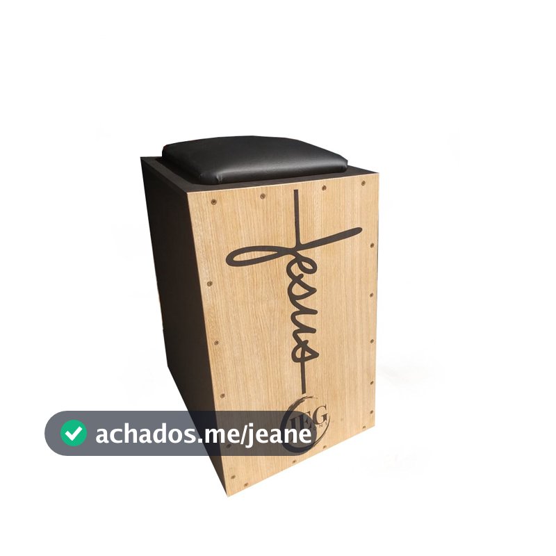 Cajon Carron JEG Acústico Inclinado Feito Por Luthier
