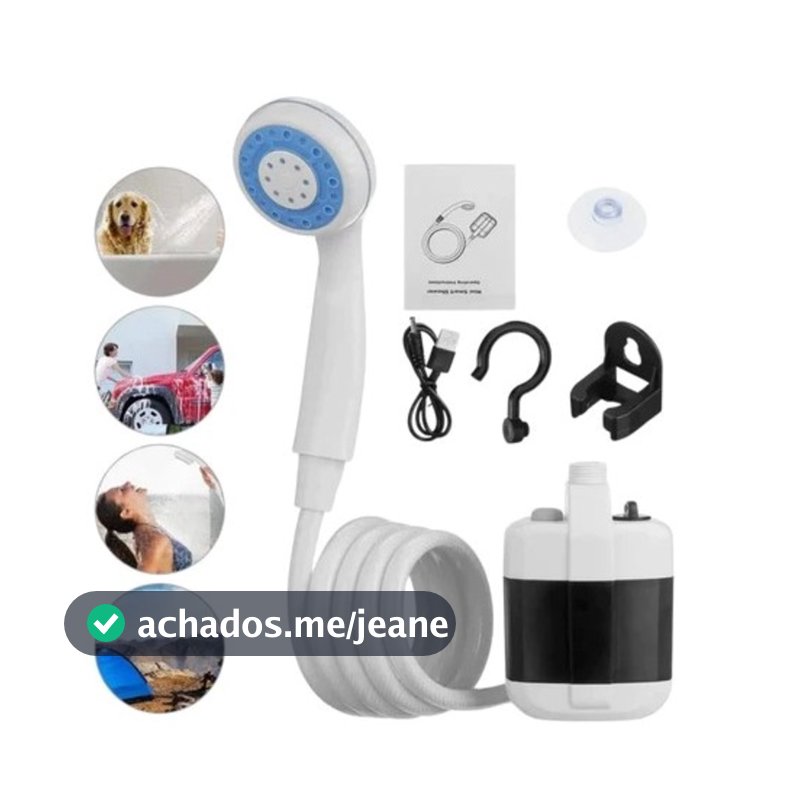 Chuveiro Portátil Design Adequado Para Banho De Viagem Ao Ar Livre