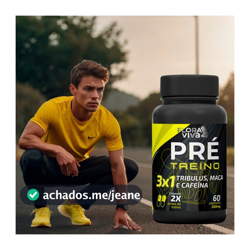 Pré Treino | Mais Energia | Disposição | Original | 500mg