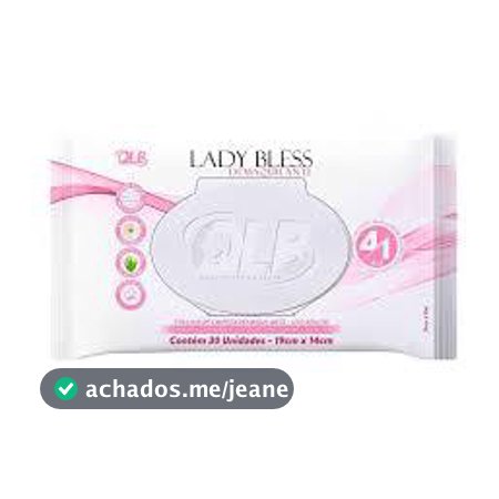 Toalhas De Limpeza Demaquilante Lady Bless - 30 Unidades