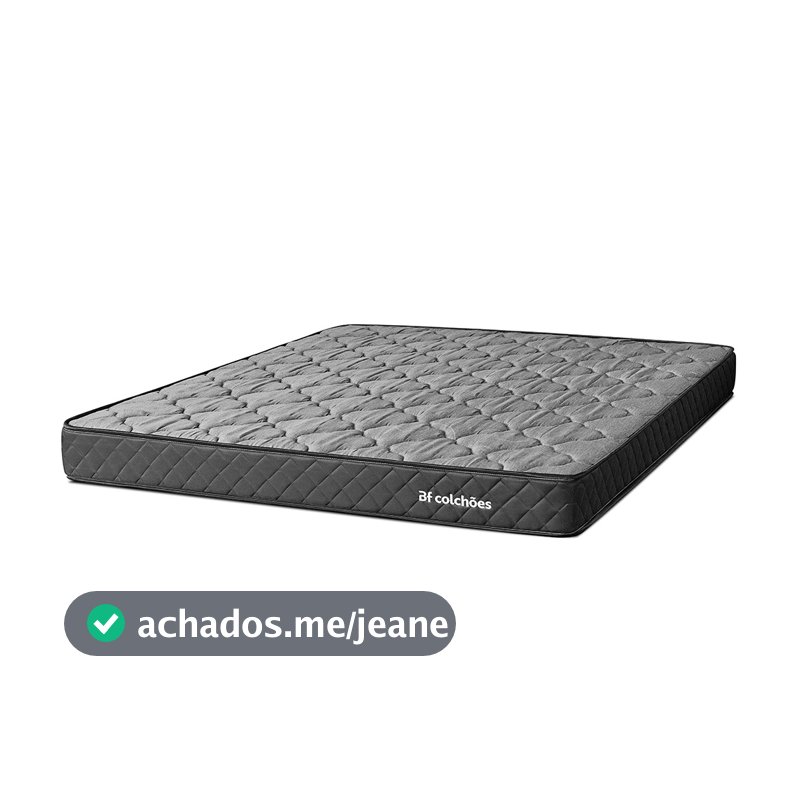 Colchão Casal Ortopédico Espuma D45 Extra Firme 138x188x17cm BF Colchões