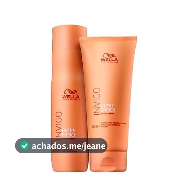 Kit Shampoo e Condicionador Invigo Nutri Enrich - Wella