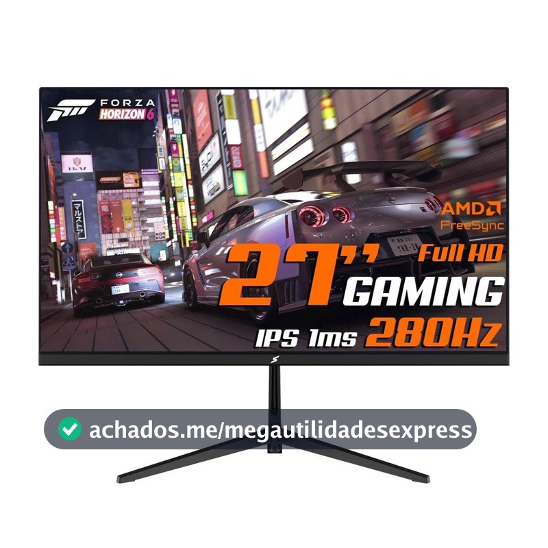 Monitor Gamer SuperFrame Precision, 27 Pol, Flat, Full HD, IPS, 1ms, 280Hz, HDR, FreeSync/G-Sync, SF-MN-PRE27FSIFE1B