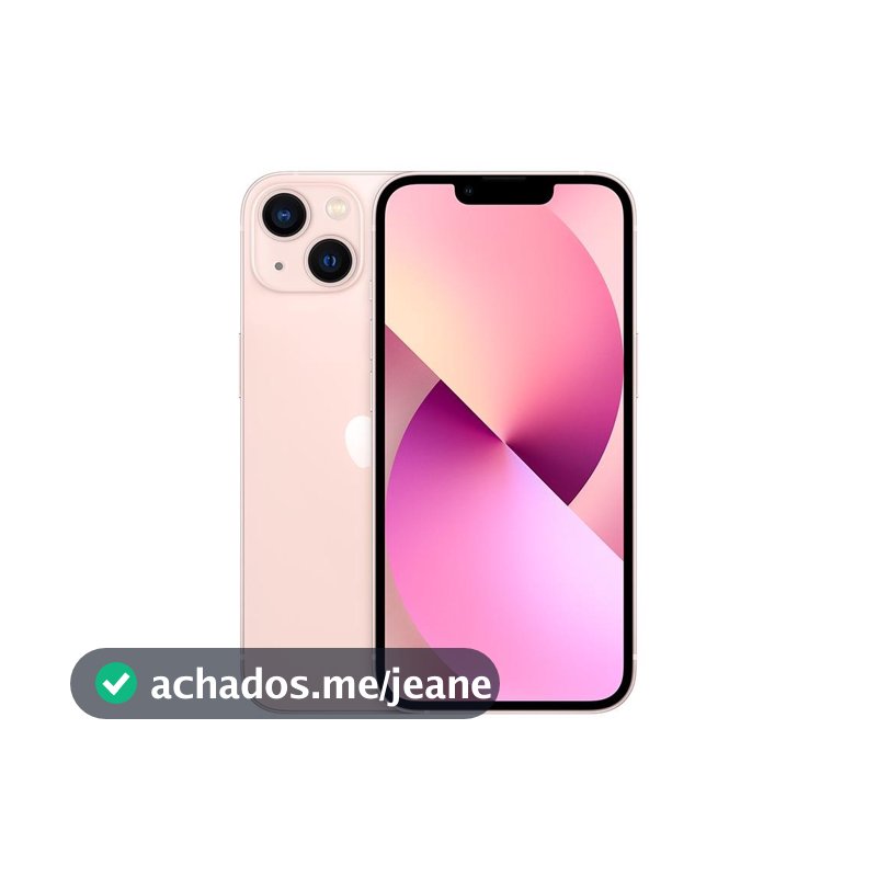 Usado: iPhone 13 128GB Rosa Bom - bateria 70% - Trocafy - Apple