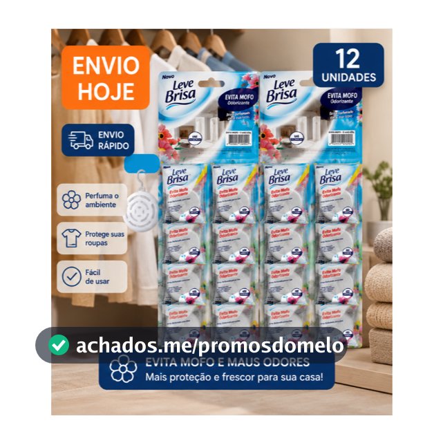 6 ou 12 Pastilhas Anti Mofo Evita Fungos umidade tira cheiro Armário Banheiro Roupas