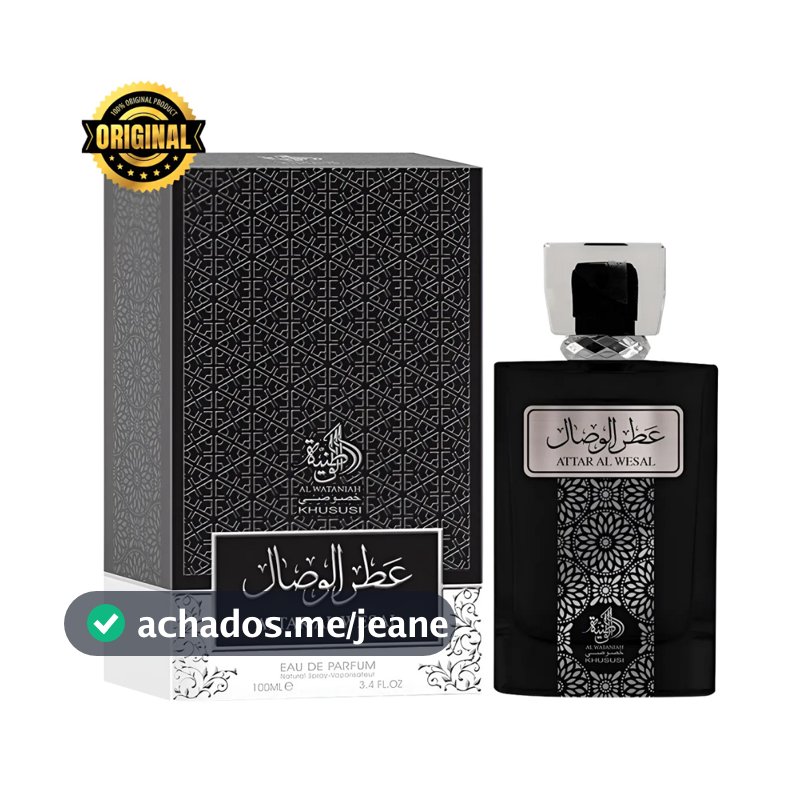 Perfume Árabe Attar Al Wesal Al Wataniah Eau De Parfum Intenso 100ml