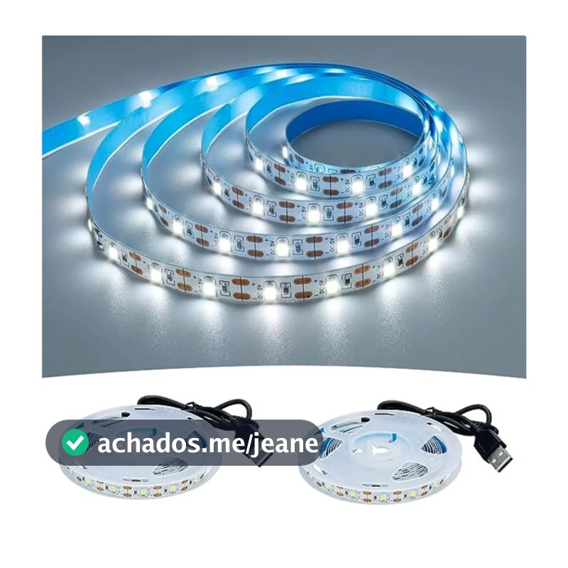Tiras De LED USB DC 5V 2835 Fita Branca 1-5M
