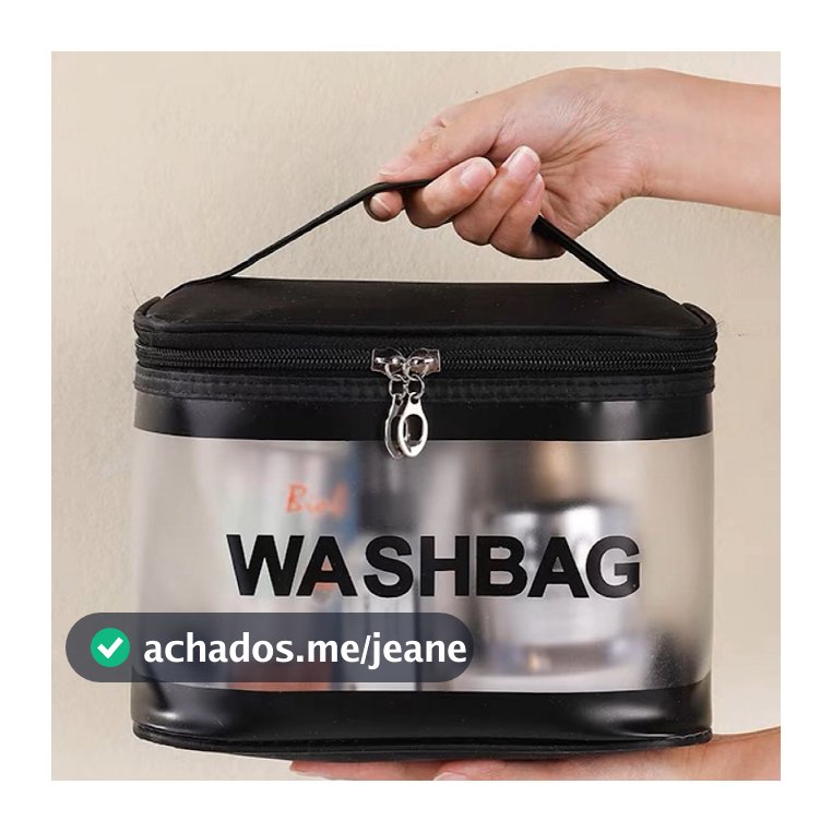 Nécessaire Frasqueira Transparente WashBag