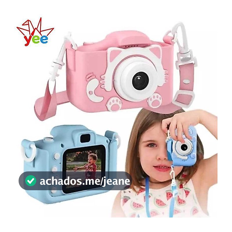 Camera Infantil Digital【Tira Foto De Verdade】Filmadora Infantil Mini Maquina Fotografica Fotografa E Filma