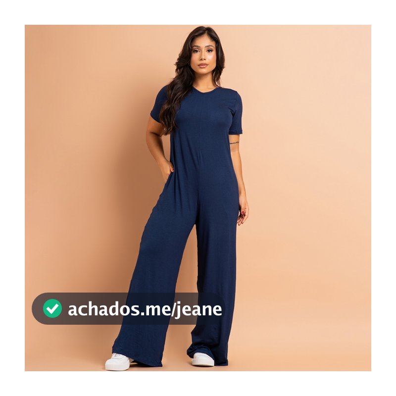 Macacão Pantalona Feminino Casual Solto Com Manga Curta Macacão Feminino