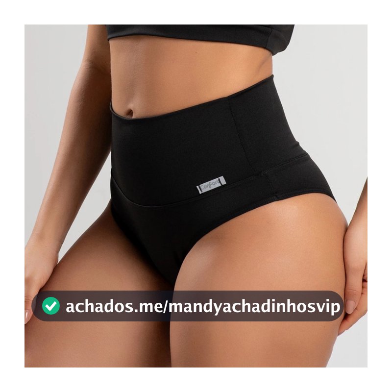 Kit 4 Cinta Modeladora Feminina calcinha cintura alta Calcinha cós alto segura barriga