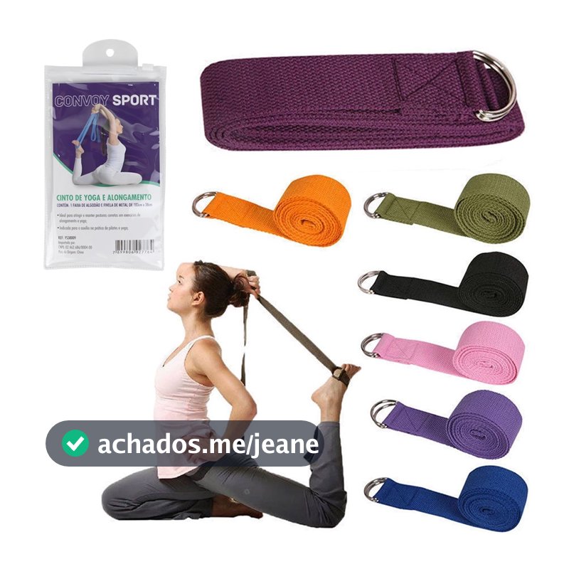 Fita / Cinto de Yoga e Alongamento - Sports Religion