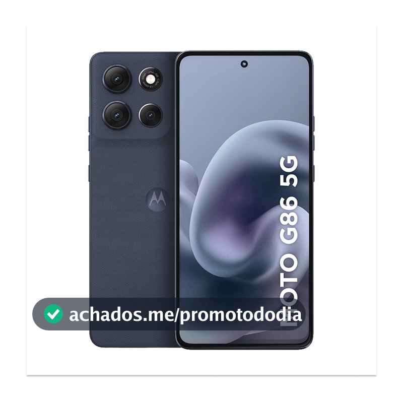 Motorola Moto G86 256GB 8GB Ram Tela 6.67'' Câmera 50Mp+32Mp