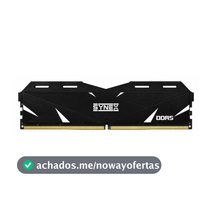 Memória Ram Synex  DDR5 8GB 5600MHZ  UDIMM Black