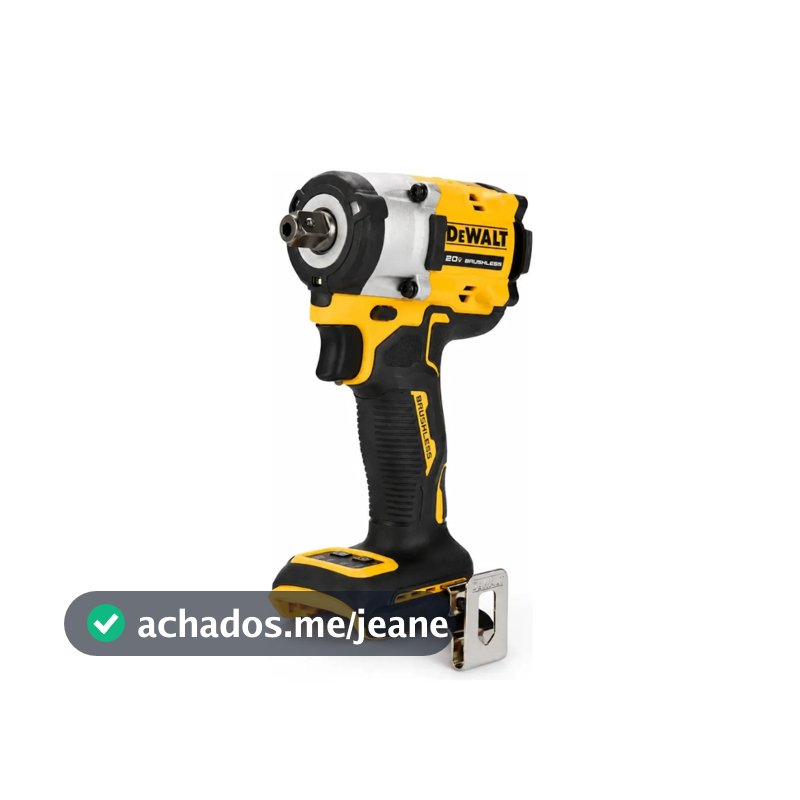 Chave de Impacto Dewalt DCF922B 13mm 20V Brushless Com 4 Velocidades Sem Bateria