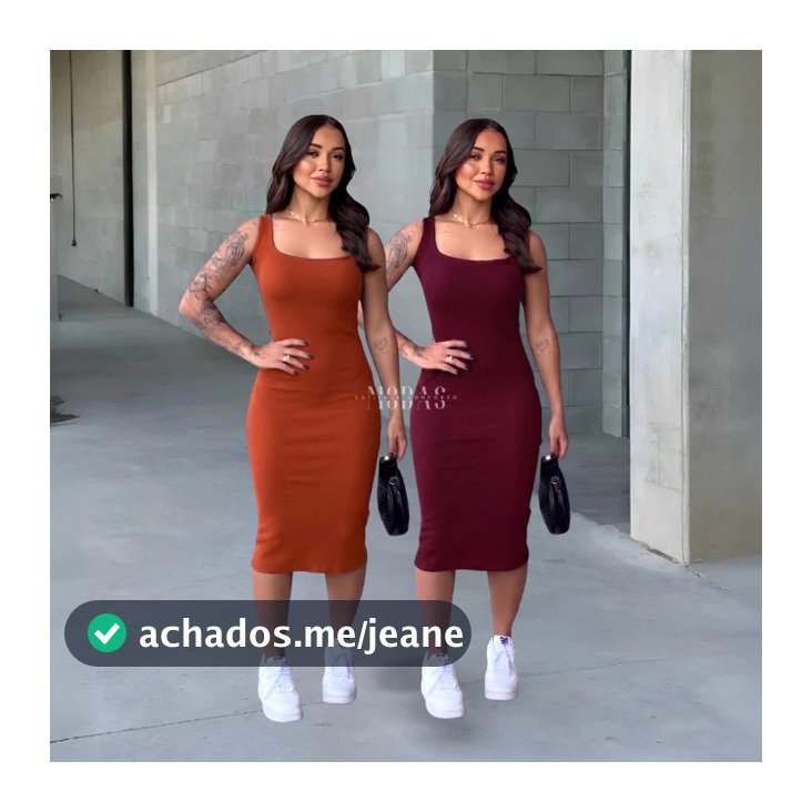 Vestido Midi Canelado Premium Feminino Elegante Costas Nuas Moda Gringa