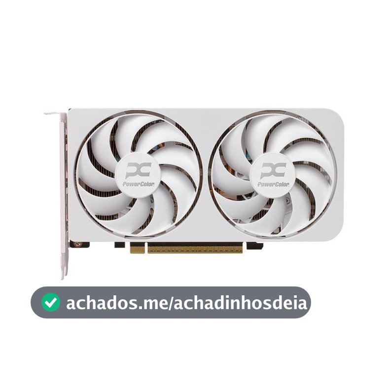 Placa de Video PowerColor Radeon RX 9060 XT Reaper White, 16GB, GDDR6, 128-bit, RX9060XT-16G-A-WHITE