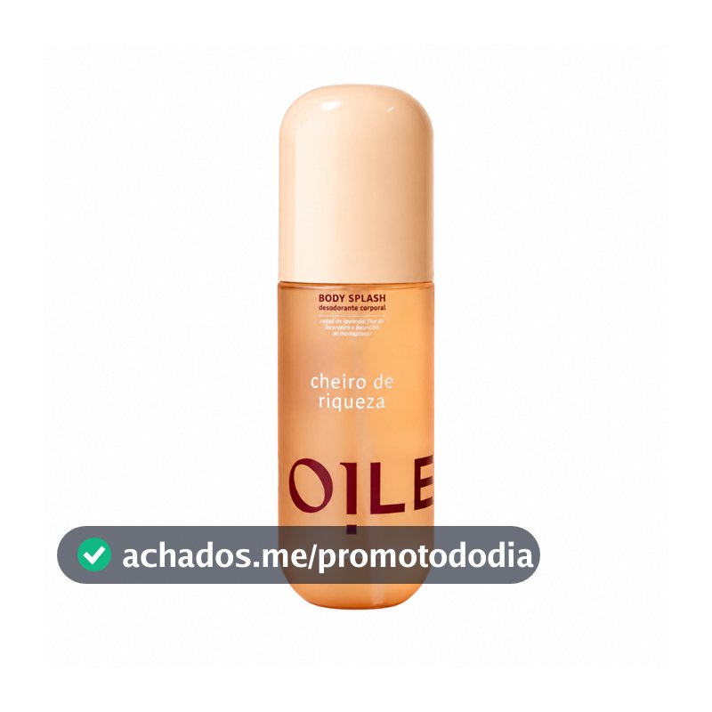 Body Splash Spoiler Cheiro de Riqueza 200ml Feminino Corporal Fragrância Marcante e Elegante