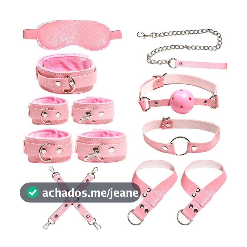 Conjunto de bondage alternativo para casais, algemas, pinças de seios, brinquedos eróticos para sedução e treinamento, p