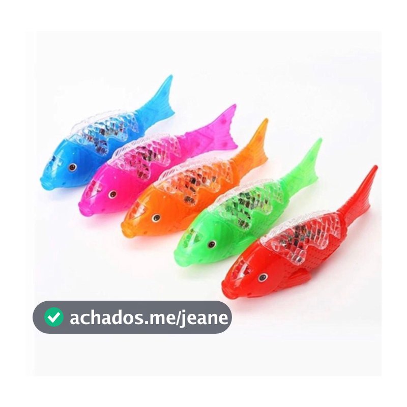 Brinquedo de animal de fazenda com luzes LED e peixe musical