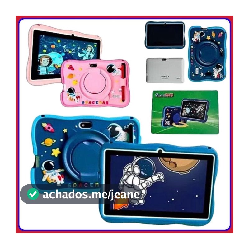 Tablet Infantil Kids 7 Polegada com wifi bluetooth Android Super Resistente Smart 2026 TOP!