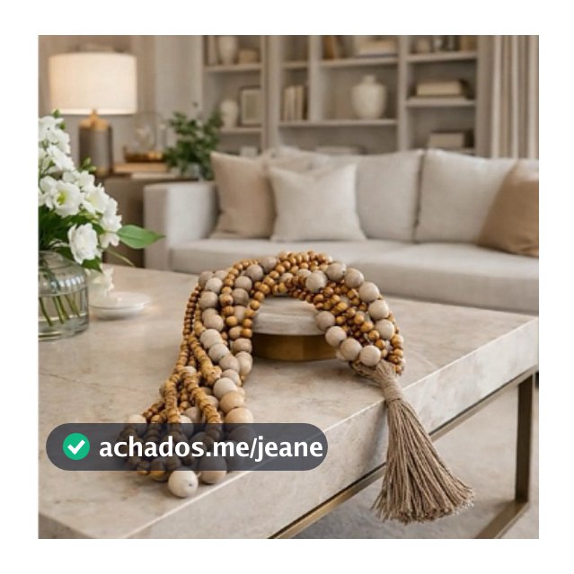 Colar de Mesa Decorativo em madeira Barroco grosso madeira decoração sala rack aparador 6 camadas