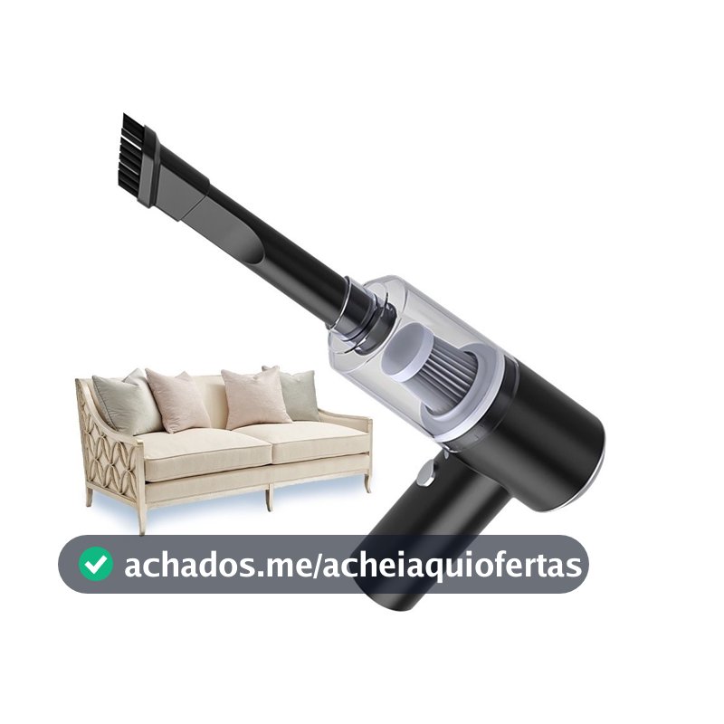 Mini Aspirador De pó Portátil Automotivo e Casa Potente Recarregável Su Store