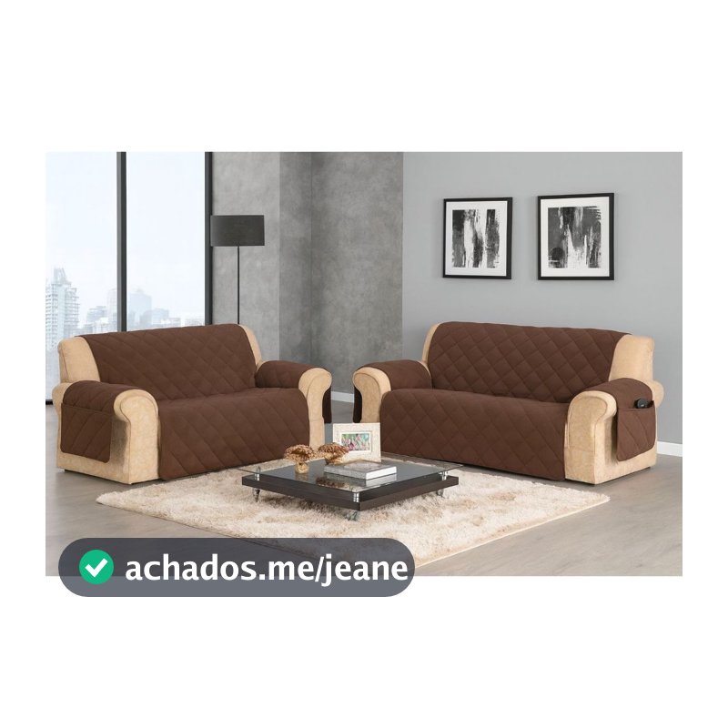 Protetor de Sofá 2 e 3 Lugares Tamanho Padrao Oferta