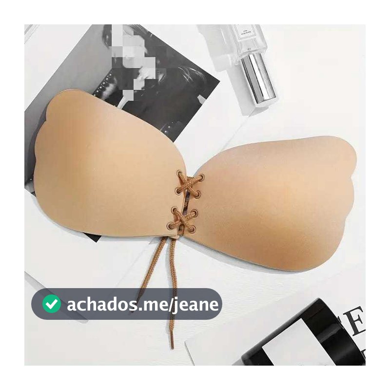 Sutiã Invisível Adesivo Push Up com Gel de Poliolefina para Adaptação