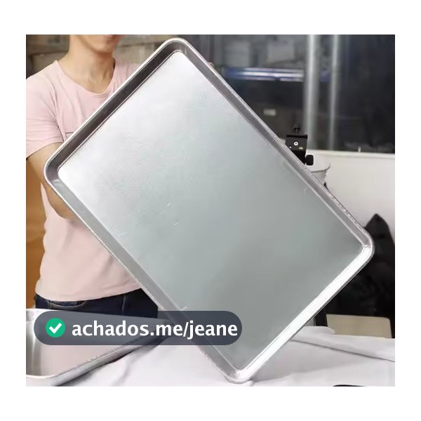 Assadeira Forma 60 X 40 CM Gigante Chapa Antiaderente Profissional Bandeja Restaurante
