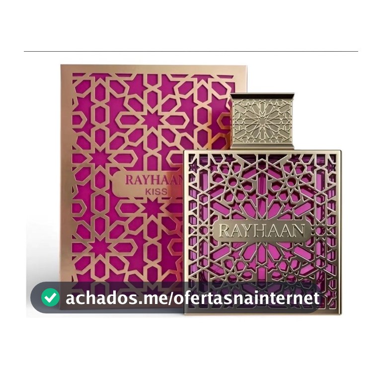 Perfume Árabe Rayhaan Kiss Feminino Eau de Parfum EDP 100ml Original