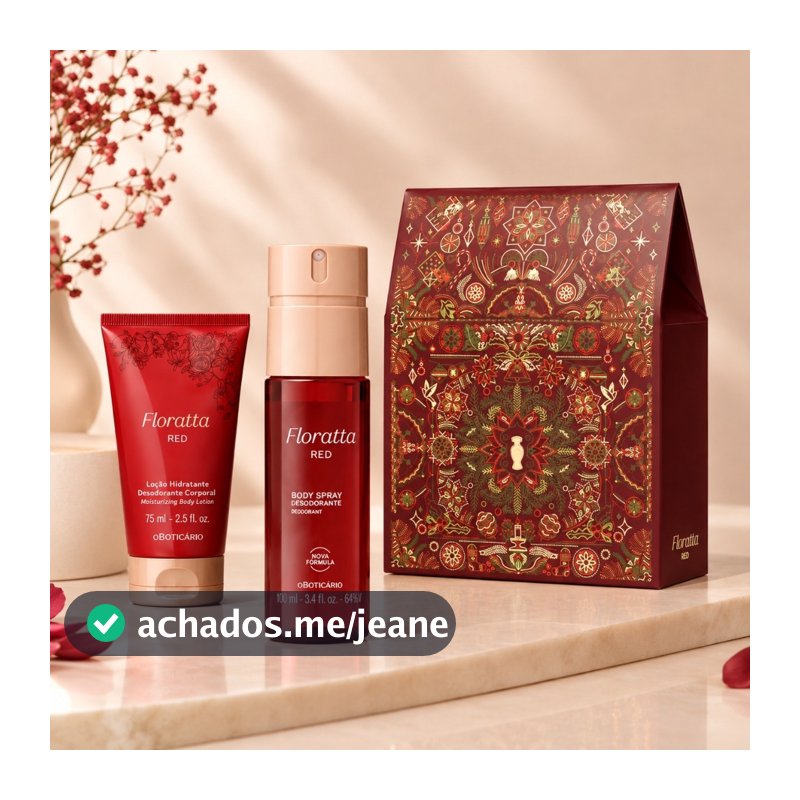 Kit Floratta Red Especial de Natal – 2 Produtos