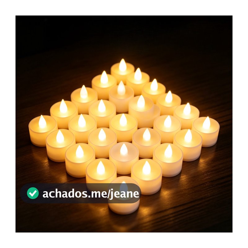 24/48/96 Conjuntos Vela Led Eletrônica Amarela Linda Decorativa /Festa/Casamento Casa e Decoração Iluminação