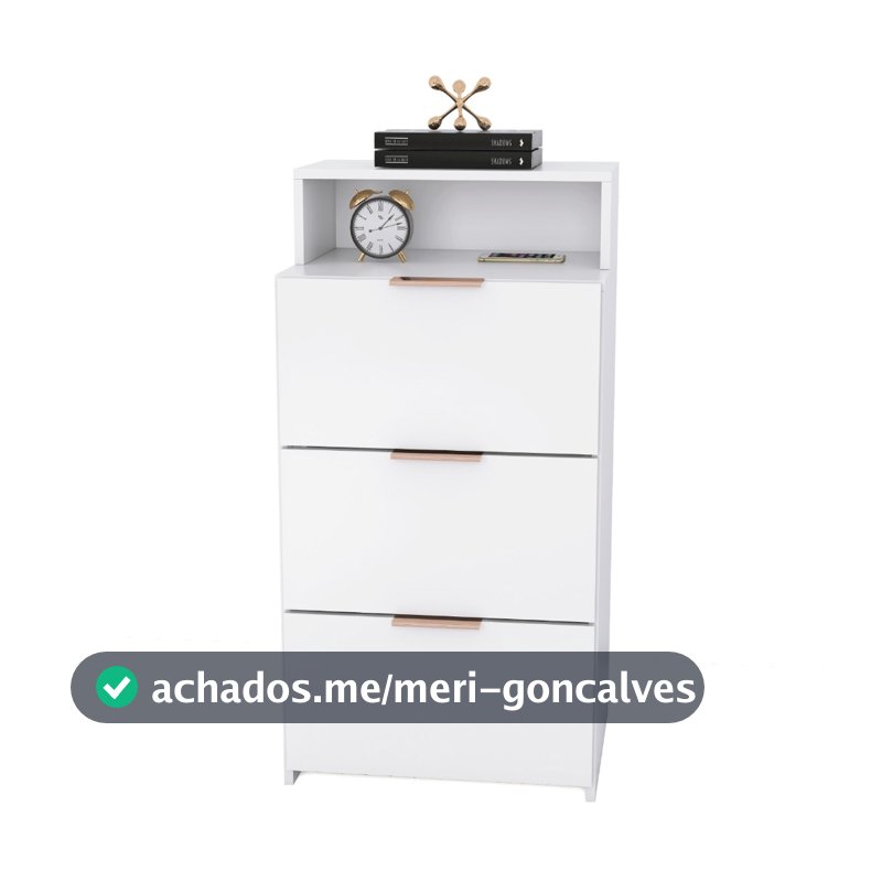 Mesa De Cabeceira Aparador Escritório Multiuso Com Prateleira