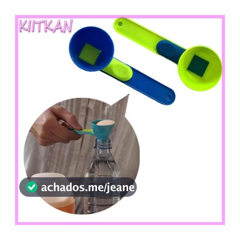 Fórmula Para Bebês KIITK Colheres Proteína Pó À Prova Vazamento Funil Deslizante Limpo E Fácil