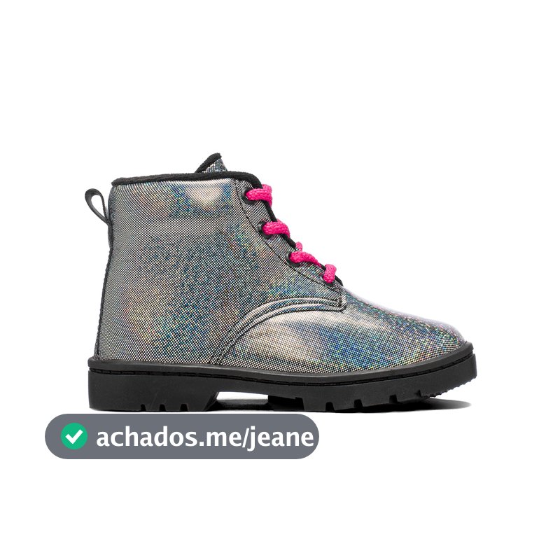Bota Coturno Infantil Feminino Funfy Kids 2002A 2 Menina