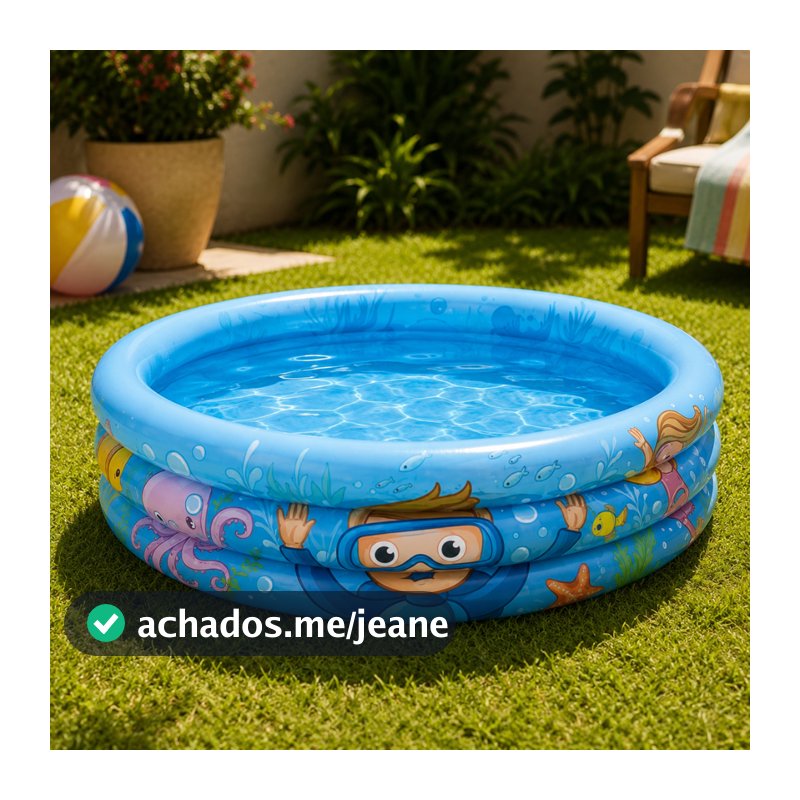Piscina Infantil Inflável redonda 1.2m x 24cm 180L