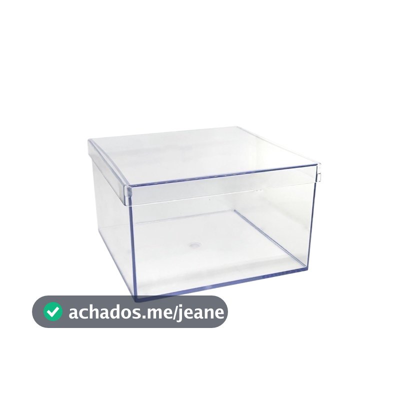 Caixas 15x15 acrilica para sobremesa, organizadora e lembrancinha