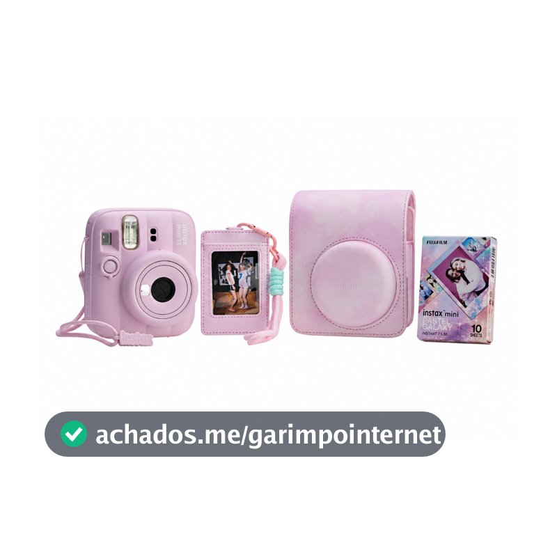 Câmera FujiFilm Instax Mini 13 Kit com Bolsa + Filme