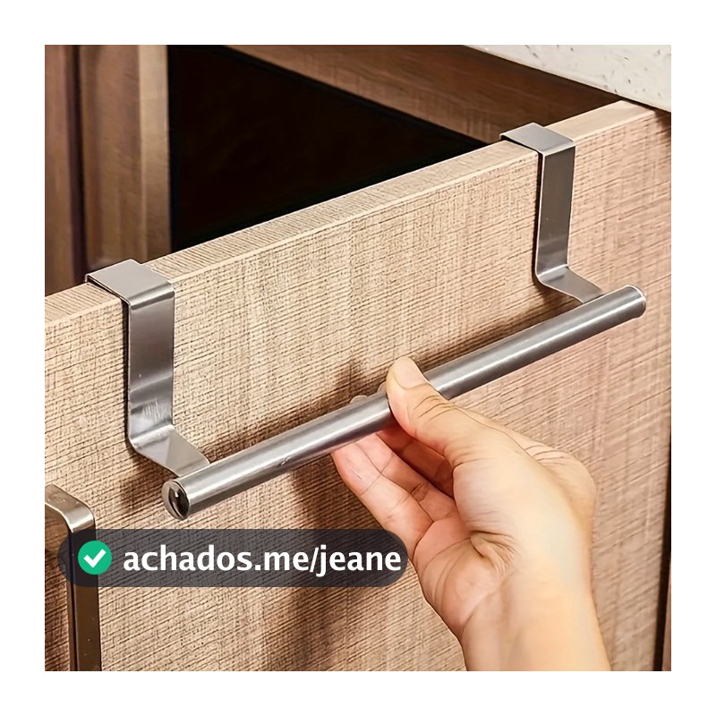 Porta Toalha de Porta com Gancho - Para Toalha de Rosto, Pano de Prato e Utensílios