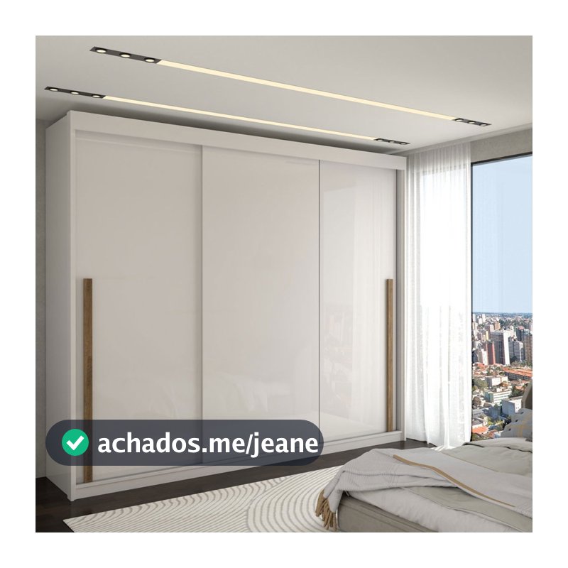 Guarda-Roupa Casal Cardial 3 Portas 6 Gavetas - Panorama Móveis