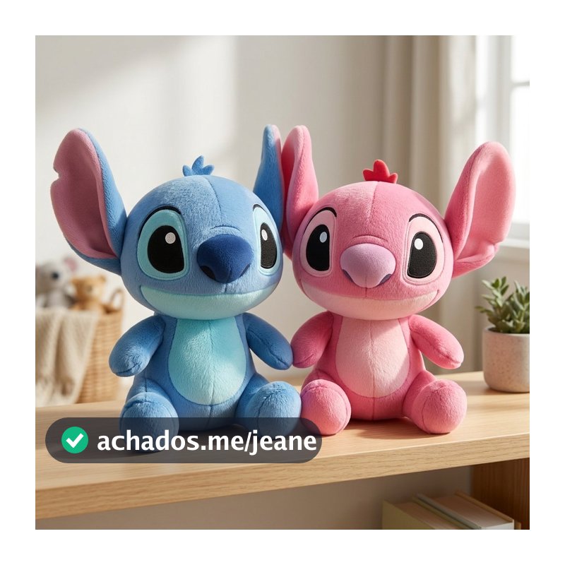 Pelucia 30CM Stitch Angel pelucia boneco brinquedo urso de pelúcia grande ursinho stitich