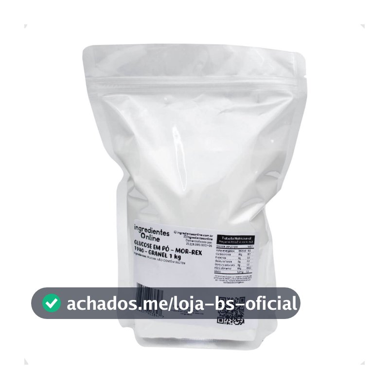 Glucose em Pó Caldas e Doces Sorvetes e Recheios 1 Kg