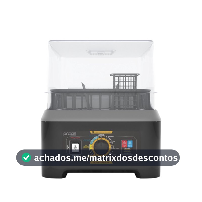 Lava Louças Praxis Portátil LLPP 2.0 Semi-Automática 127V Preto