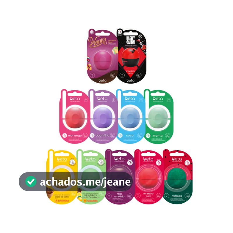 BETA Hidratante Labial 9,5g - FPS 6, Óleos Naturais