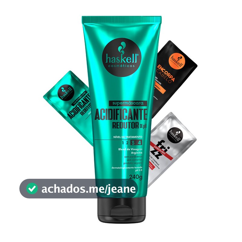 Supermáscara Haskell Acidificante Redutor de pH 240gr