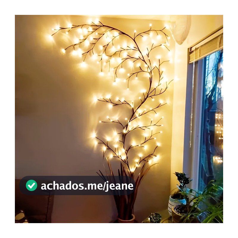 Luz de Fada Arvore de Natal USB Fio de Vinha Luz Amarela Decorativa Com Controle