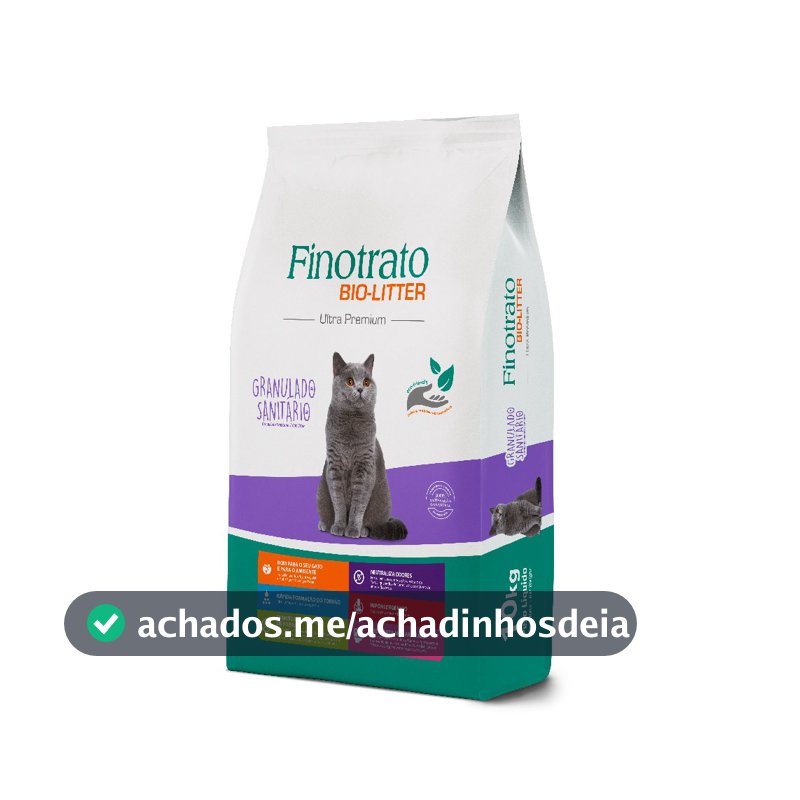 Finotrato Bio-litter Granulado Sanitário Ultra Premium para Gatos 10kg