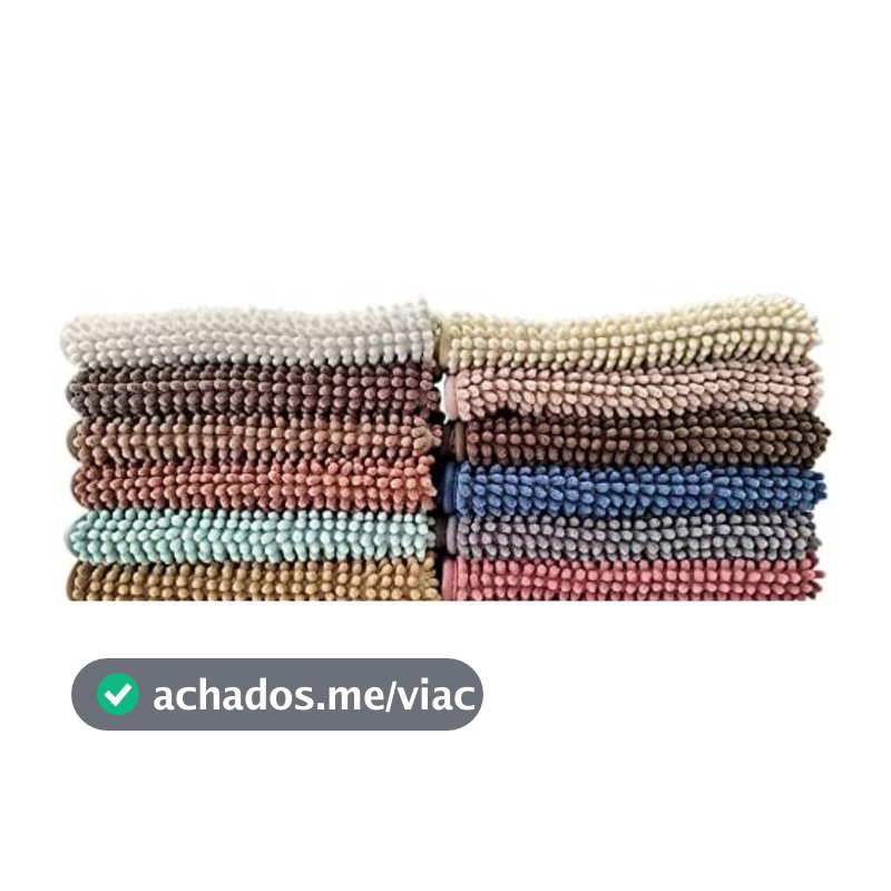 Kit 3 Tapetes Banheiro Antiderrapante Bolinha Microfibra Super Absorvente Lavável 38x58 Macio